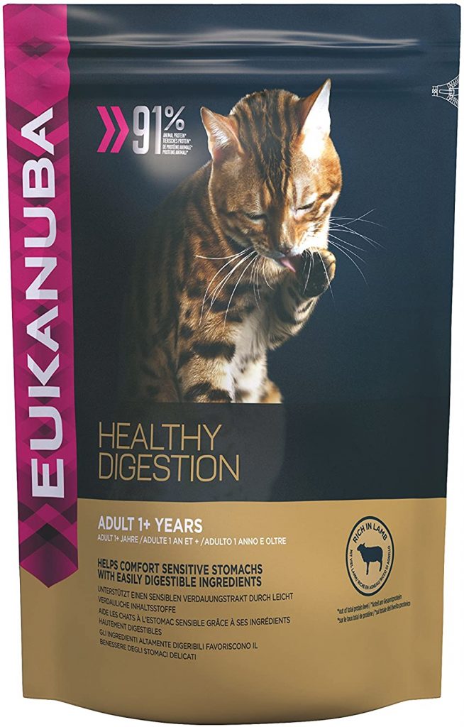 pienso para gatos de fácil digestión eukanuba