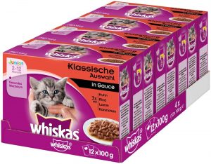 comida húmeda para gatitos whiskas